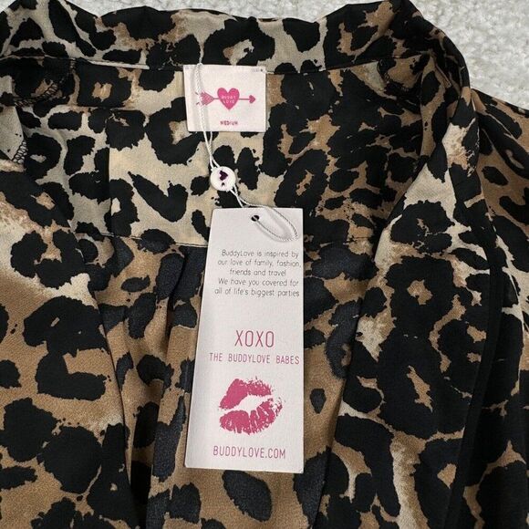 Buddy Love Lara Romper Cheetah Animal Print NEW - Picture 4 of 8